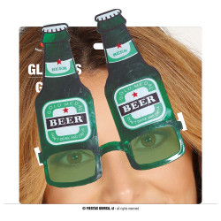 Brýle pivní láhve